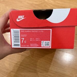 Nike Sunray Protect 2 Kids' Shoes - Black and White